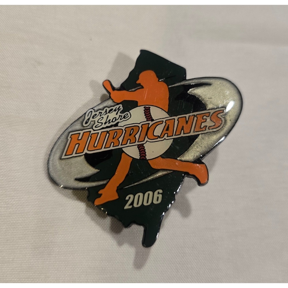 Jersey‎ Shore Hurricanes Baseball Team Pin 2006 Cooperstown Collection